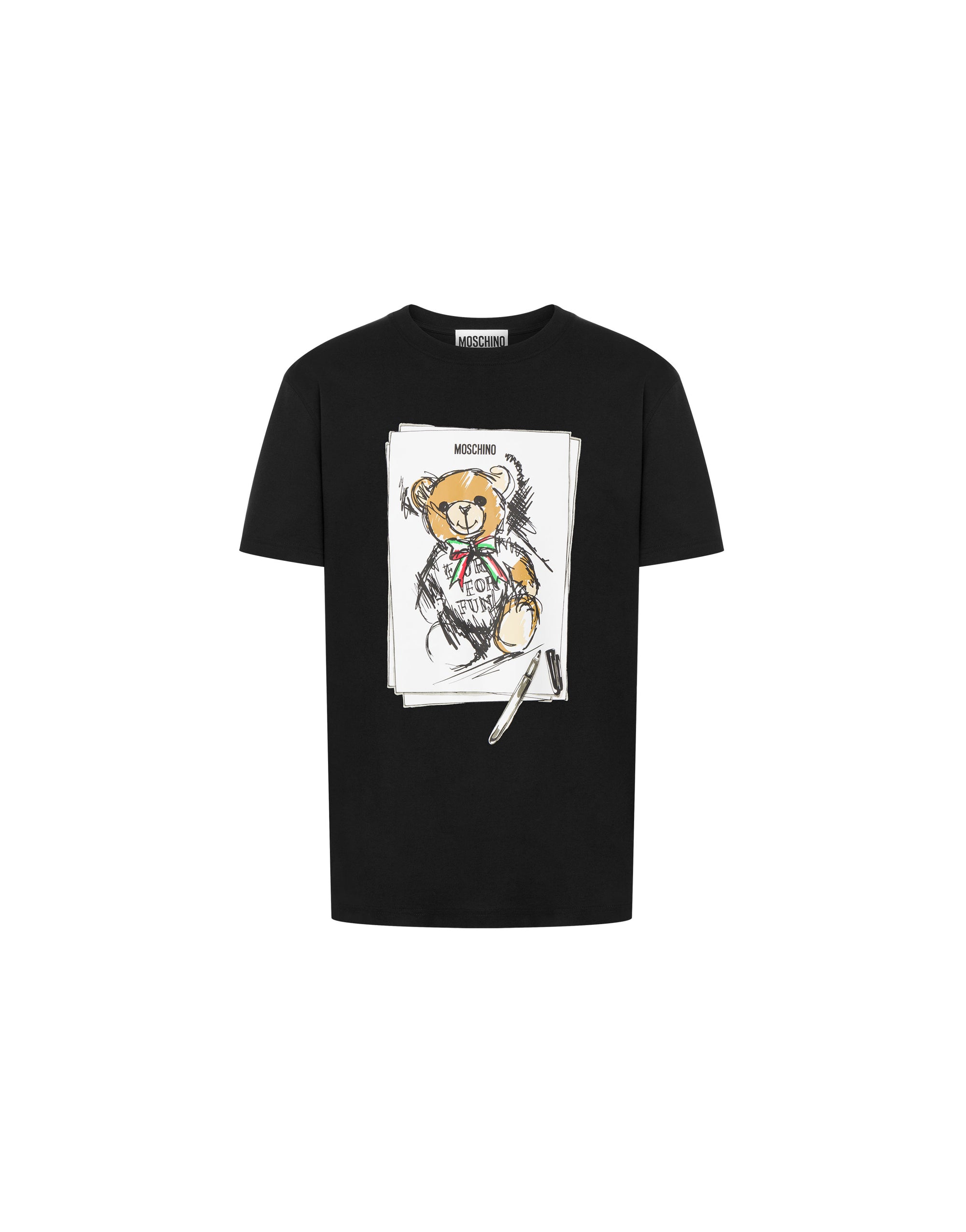 Teddy Bear organic jersey T-shirt - Black