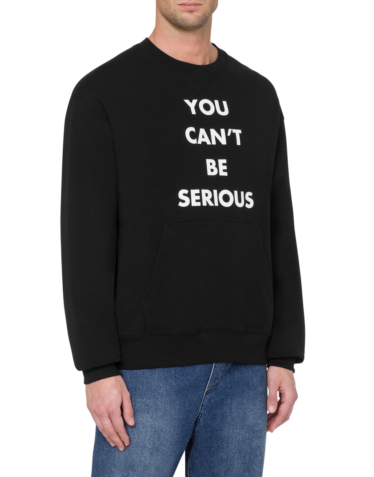 You Can't Be Serious Organic Cotton Sweatshirt - Black