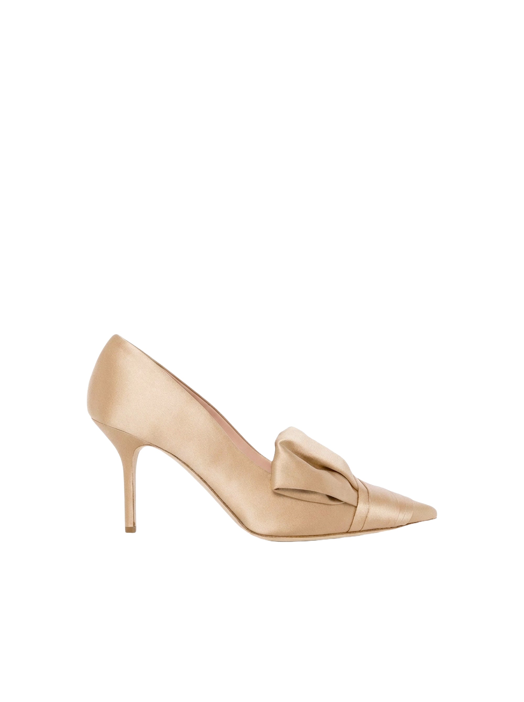 Sandales 85 en satin evening - Beige