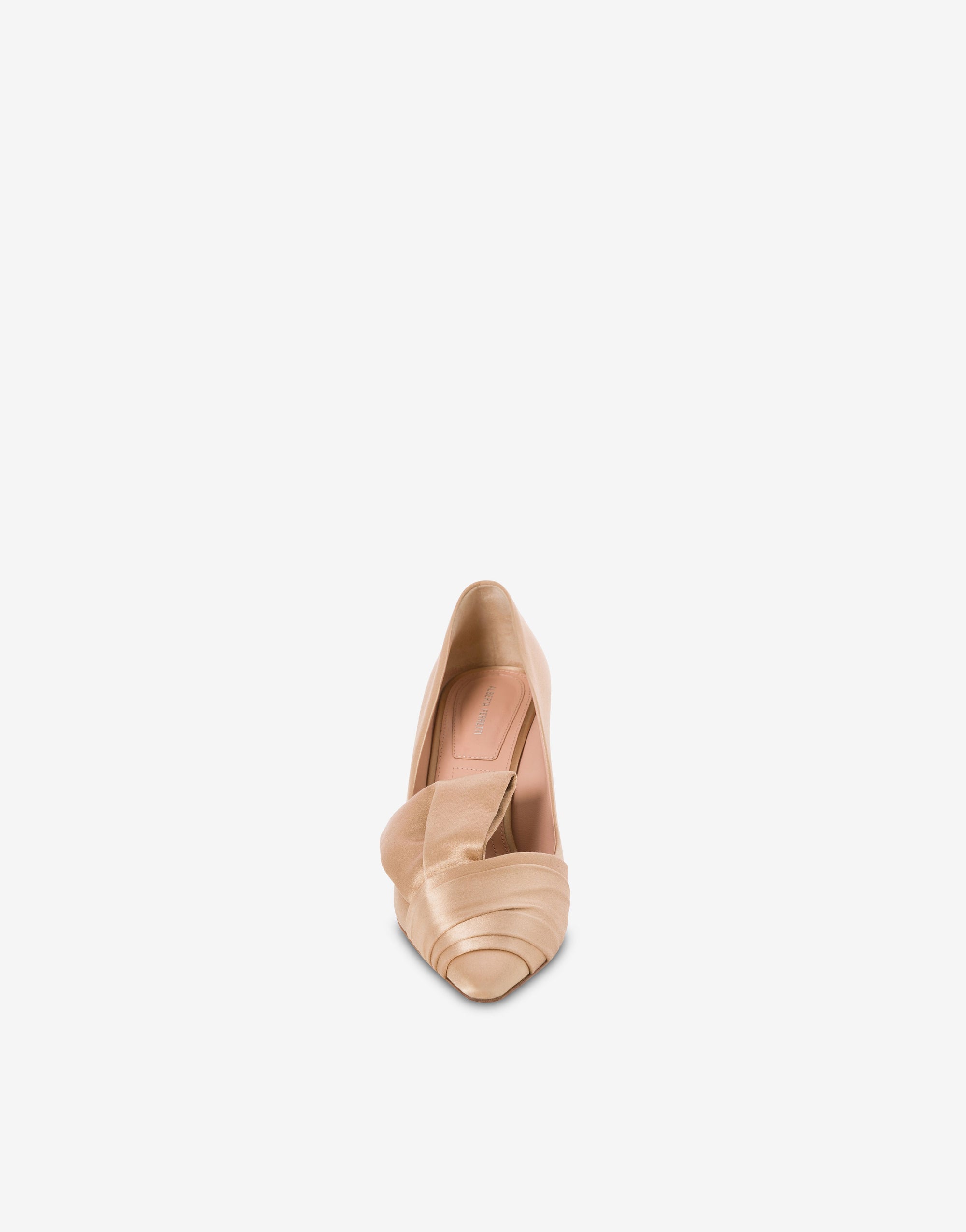 Sandales 85 en satin evening - Beige