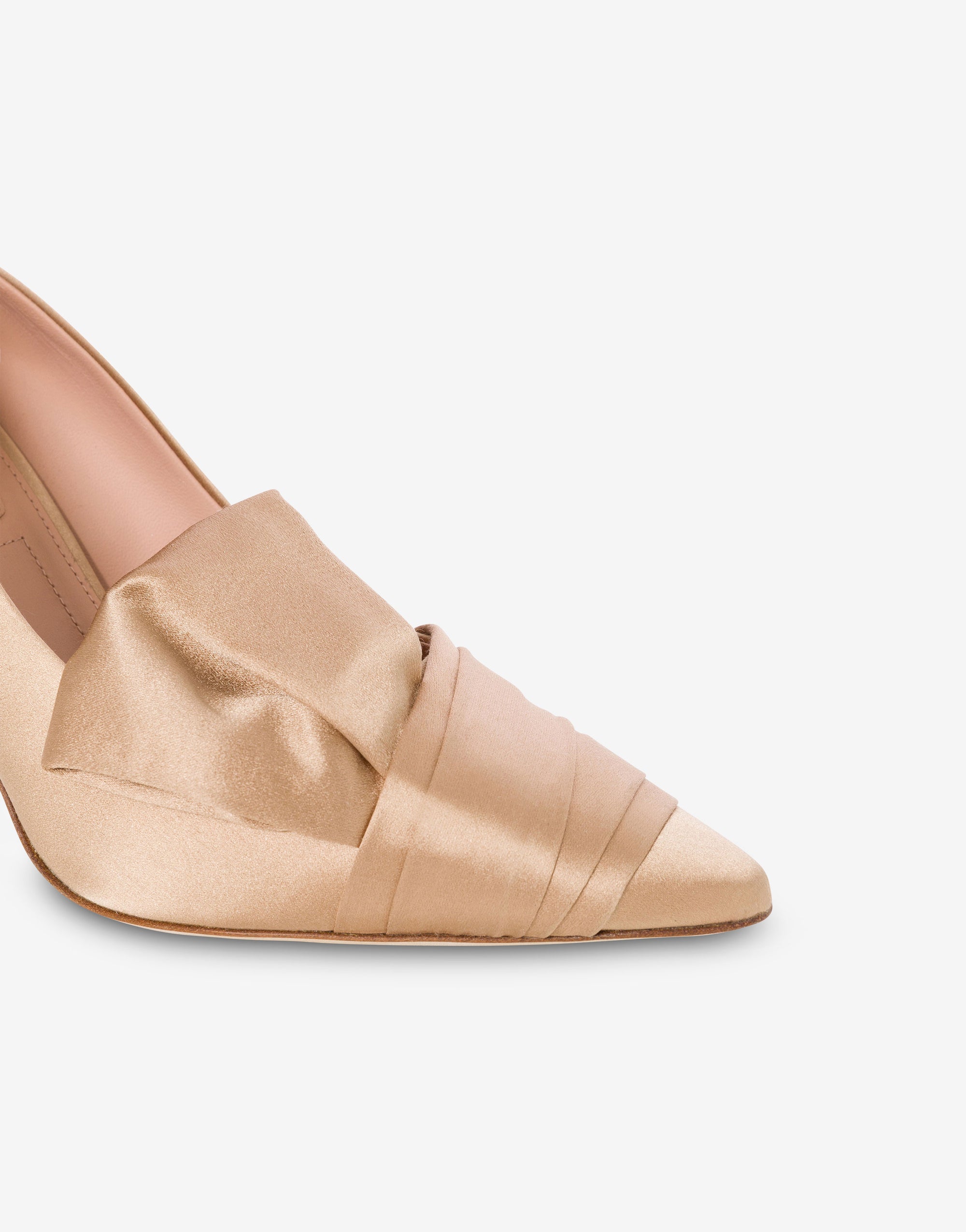 Sandales 85 en satin evening - Beige