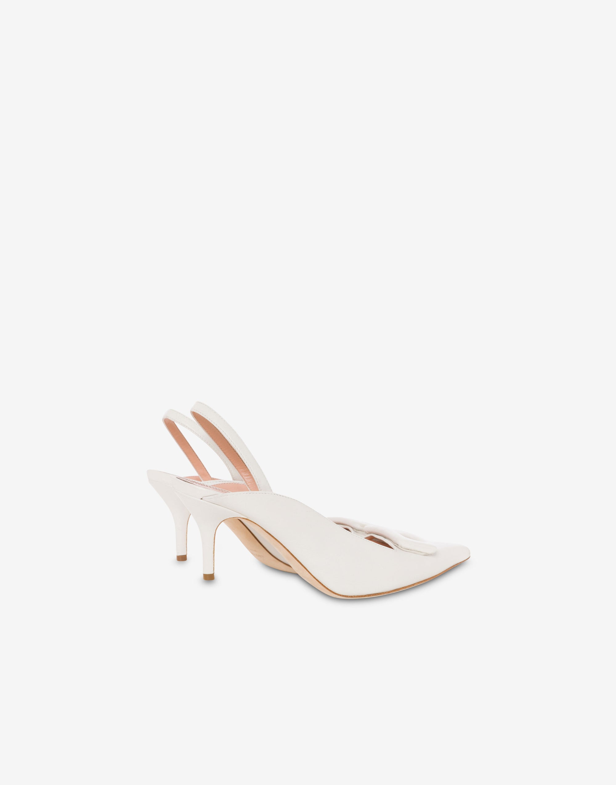 Slingback Framework 55 en daim - White