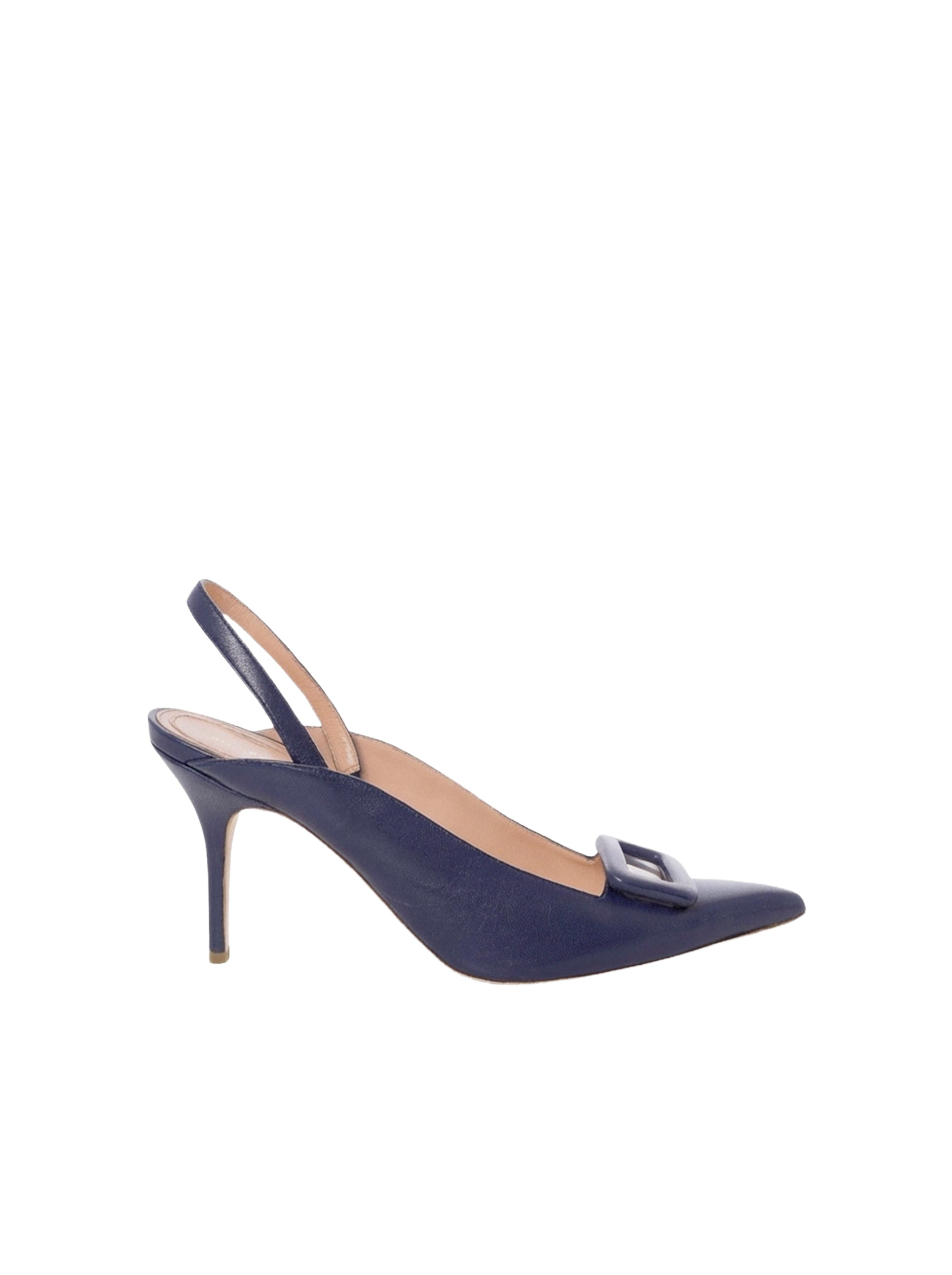 Slingback Framework 55 en daim - Blue