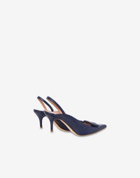 Slingback Framework 55 en daim - Blue