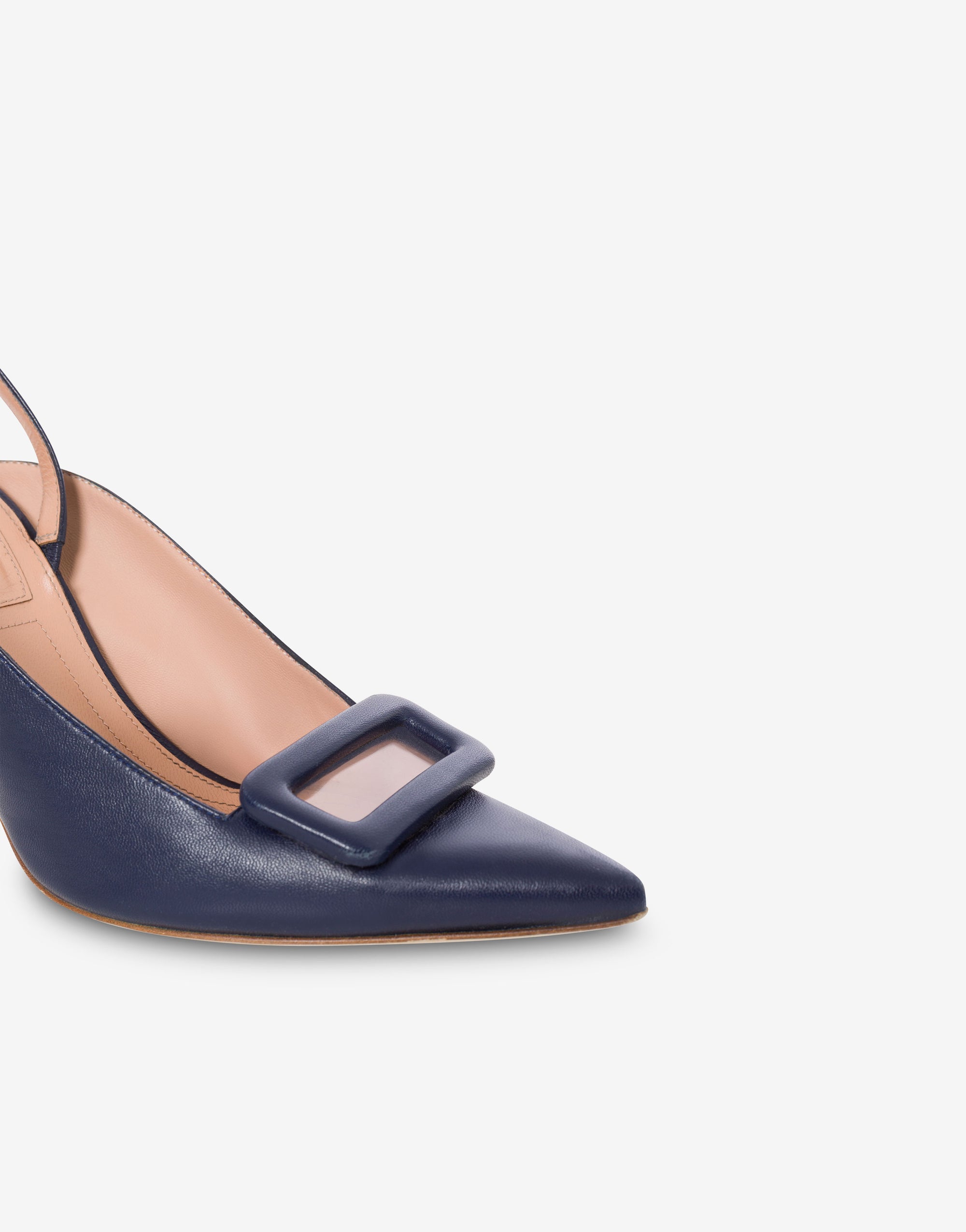 Slingback Framework 55 en daim - Blue