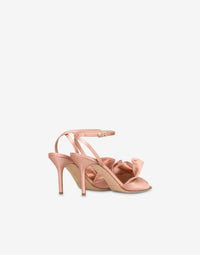 Sandales 85 en satin evening - Pink