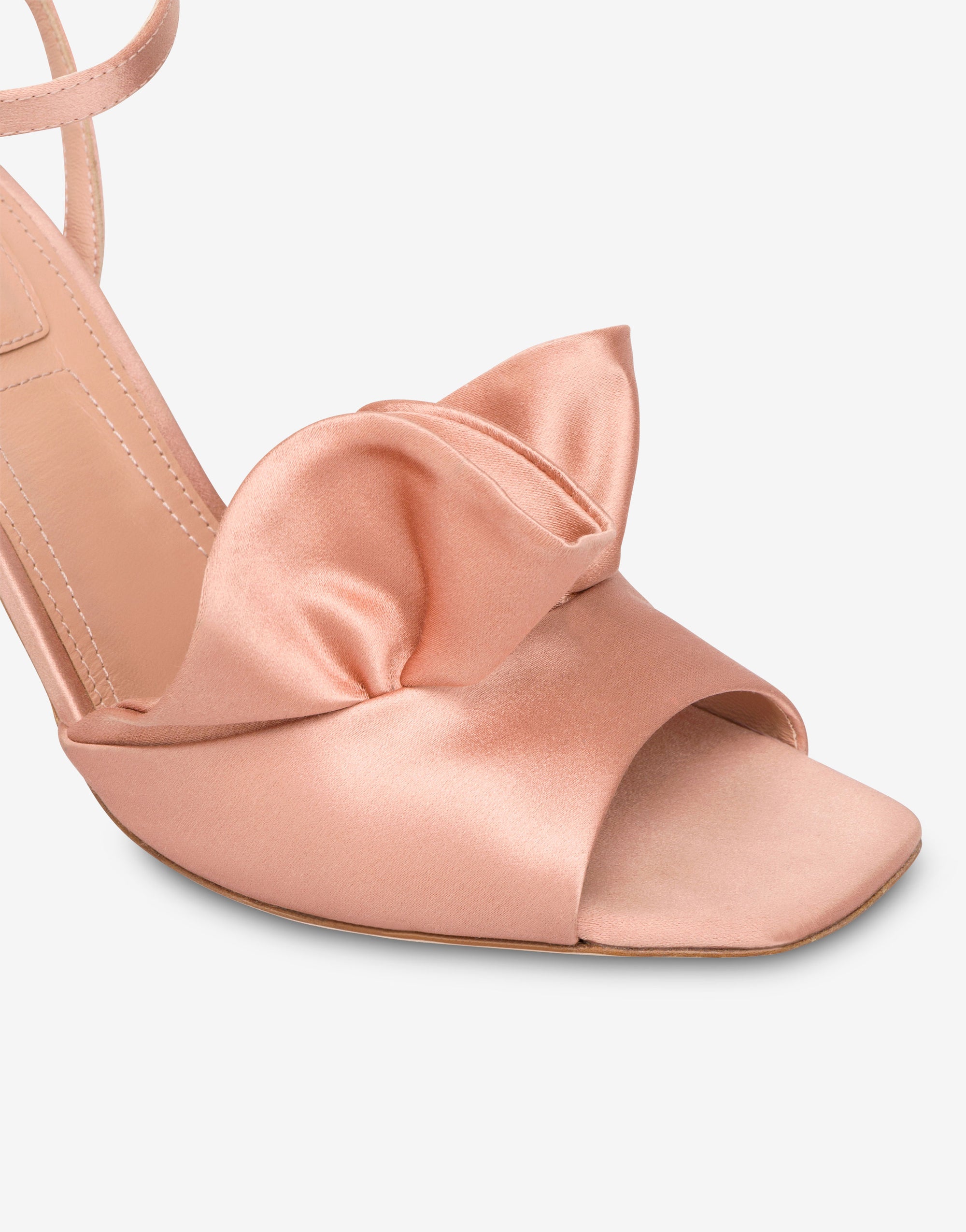 Sandales 85 en satin evening - Pink