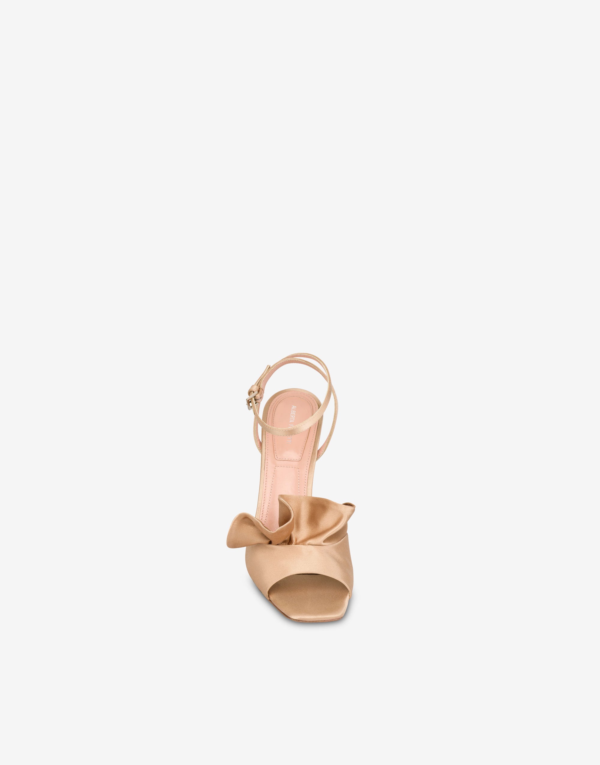 Sandales 85 en satin evening - Beige