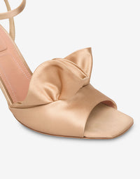 Sandales 85 en satin evening - Beige