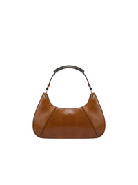 Petit sac à bandoulière imprimé - Brown