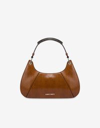 Petit sac à bandoulière imprimé - Brown