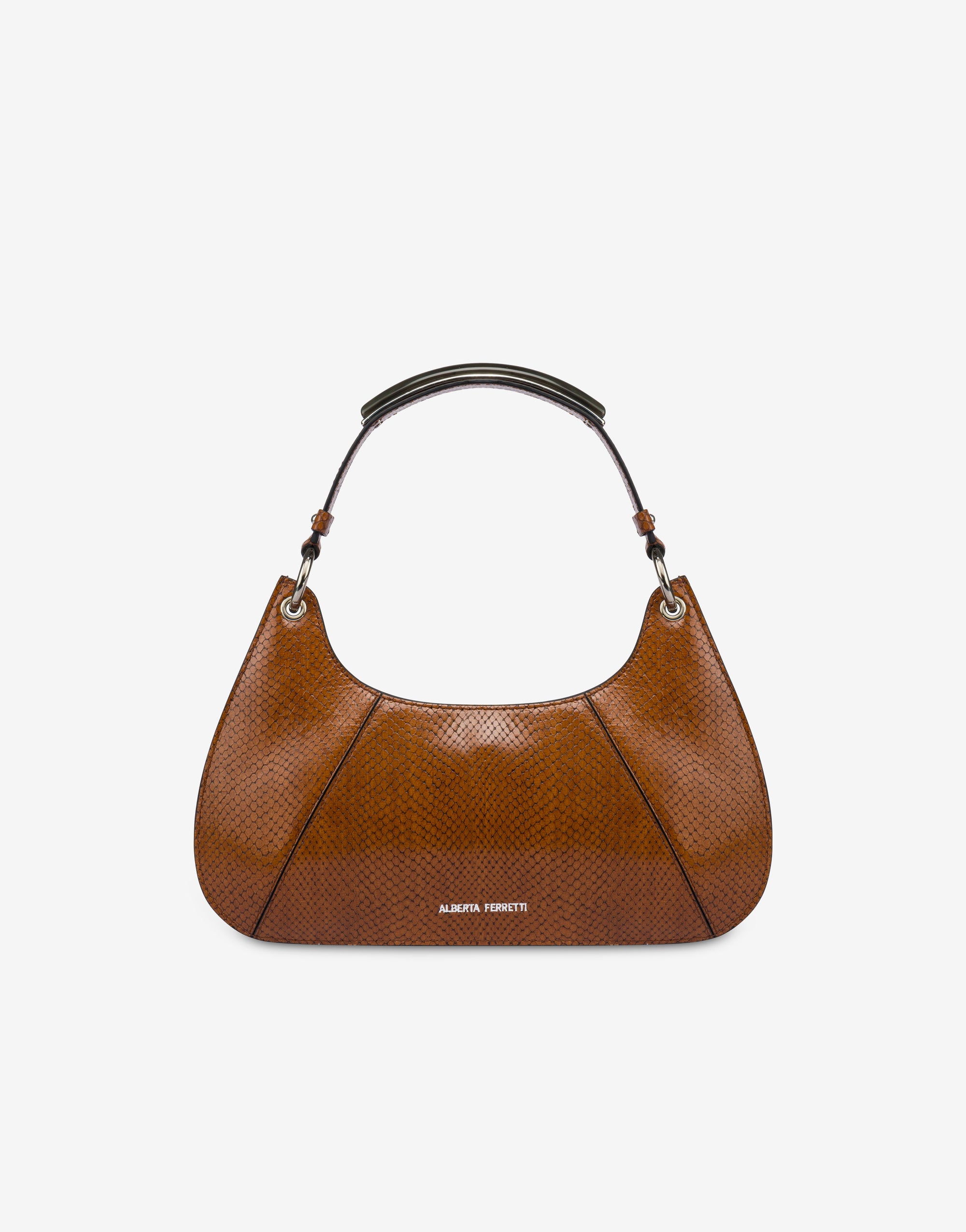 Petit sac à bandoulière imprimé - Brown