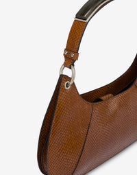 Petit sac à bandoulière imprimé - Brown