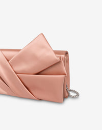 Pochette en satin Evening - Pink
