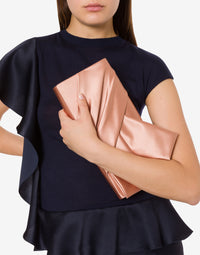 Pochette en satin Evening - Pink