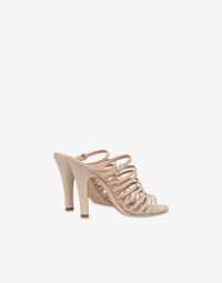 Sandales 105 en cuir - Beige