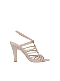 Sandales 105 en satin - Beige