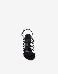 Sandales 105 en satin - Black