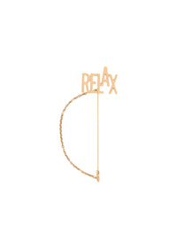 Broche chaîne Relax en laiton - Gold - Gold