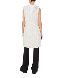 Robe brodée fleurs - White