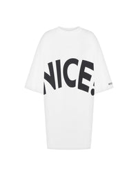 Robe imprimé Nice en coton - White