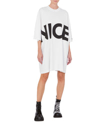 Robe imprimé Nice en coton - White