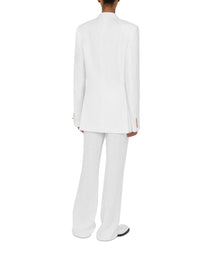 Veste croisée en lin - White