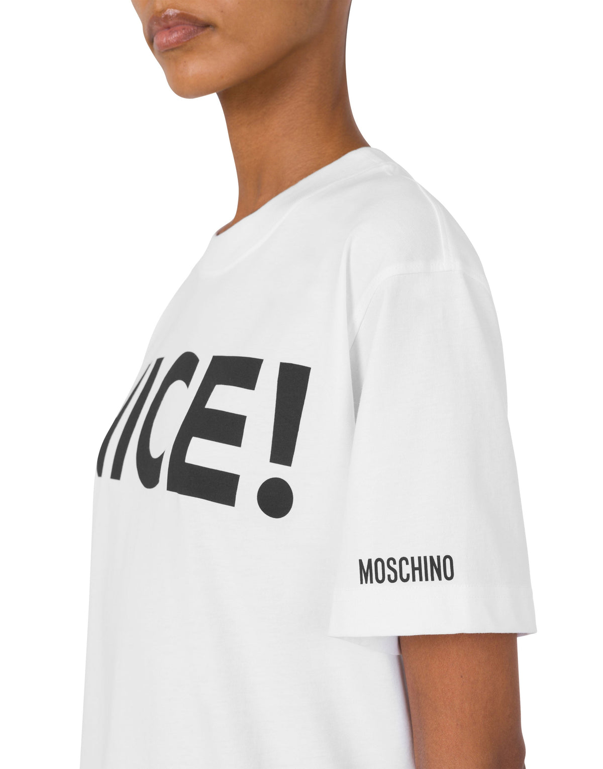 T-shirt Nice! en coton - White