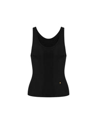 Golden M Tank Top - Black