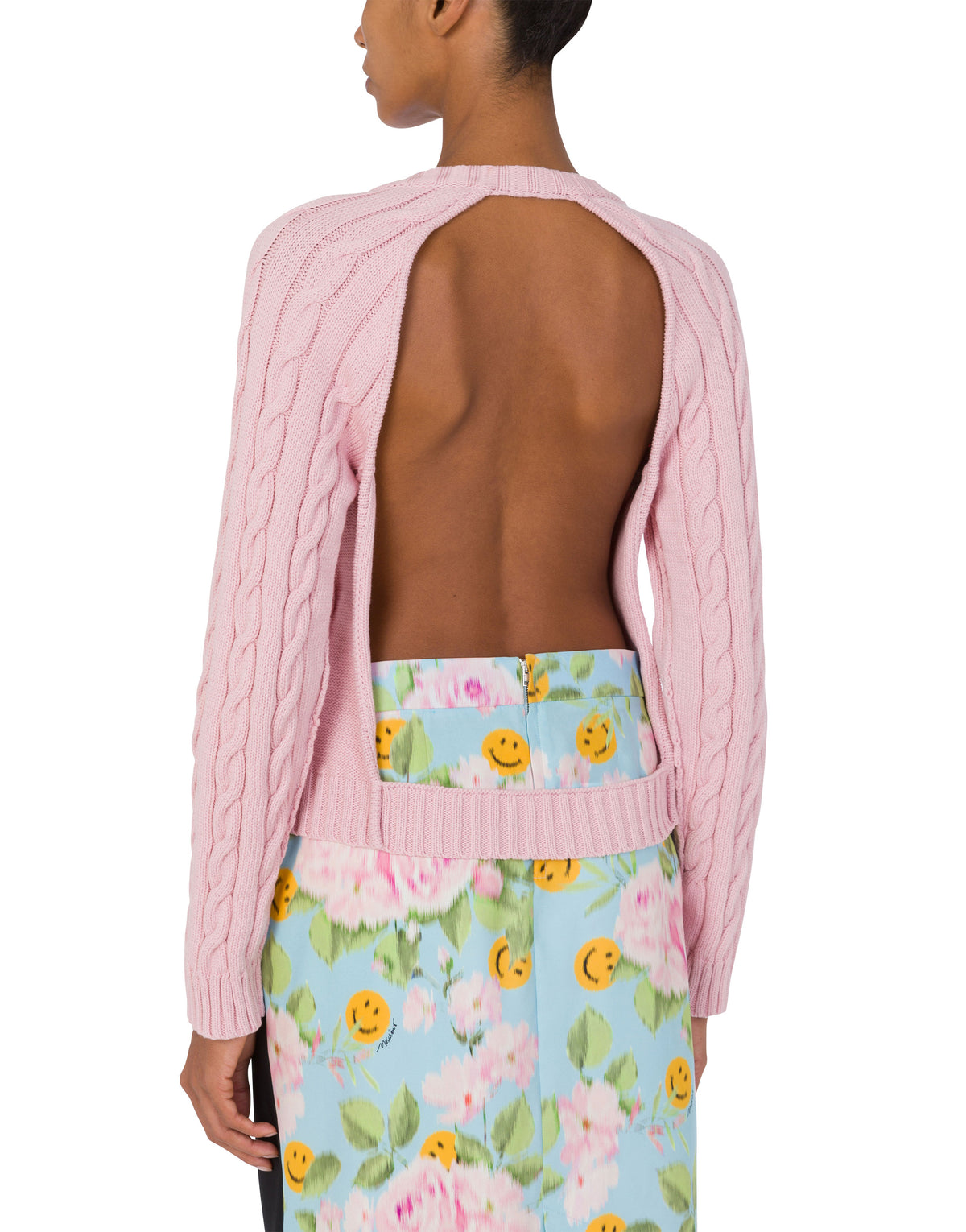 Organic cotton blend cardigan - Pink