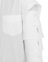 Chemise Multi Collars en coton - White