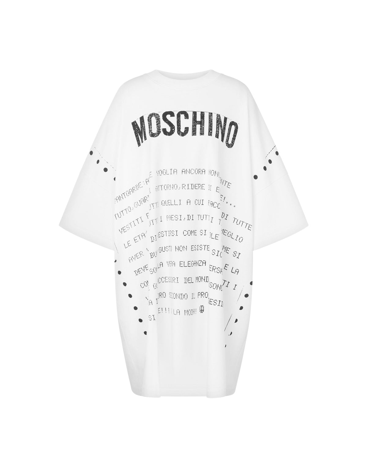 Robe Archive Message en coton - White