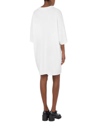 Robe Archive Message en coton - White