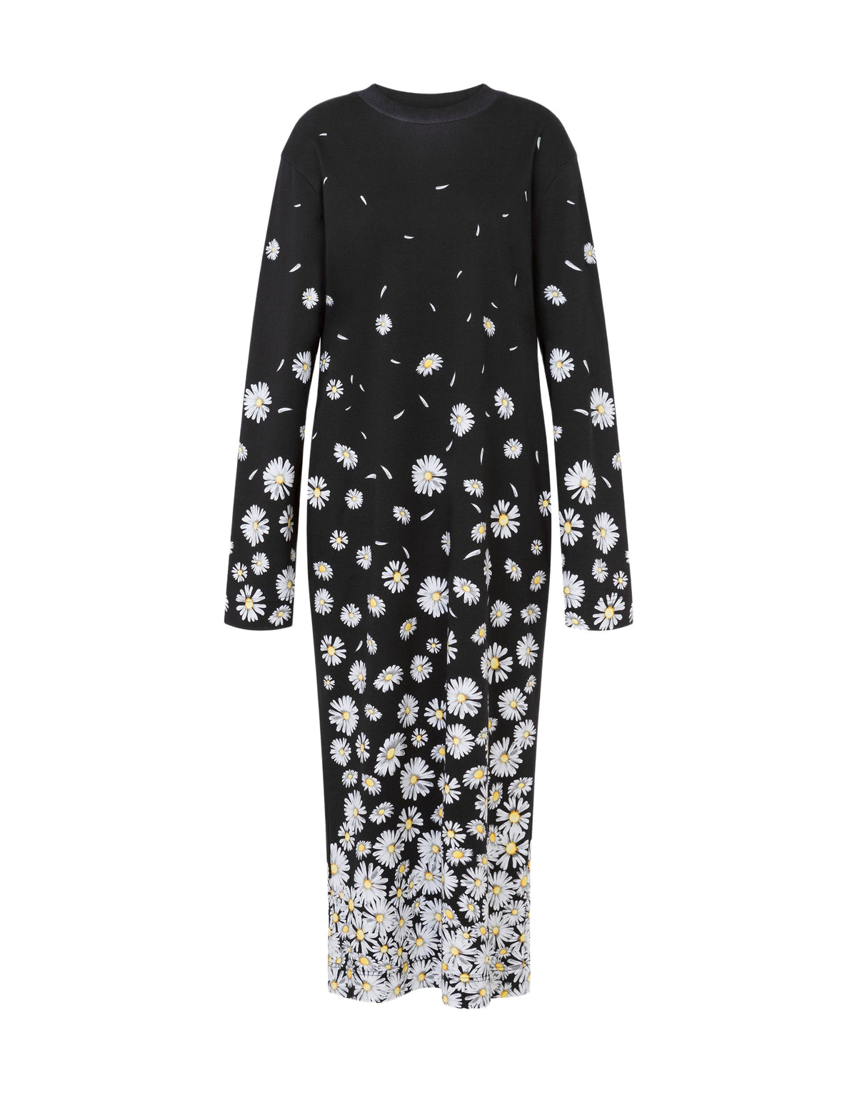 Robe longue Daisy Dégradé en coton - Black