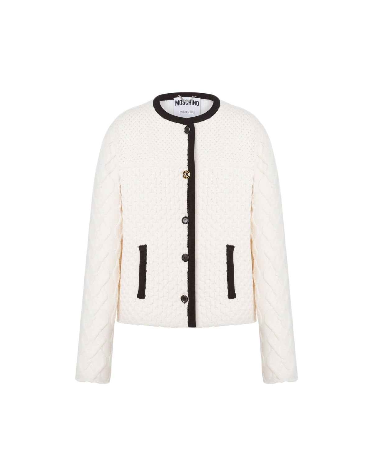 Veste de tailleur Twist en coton - White