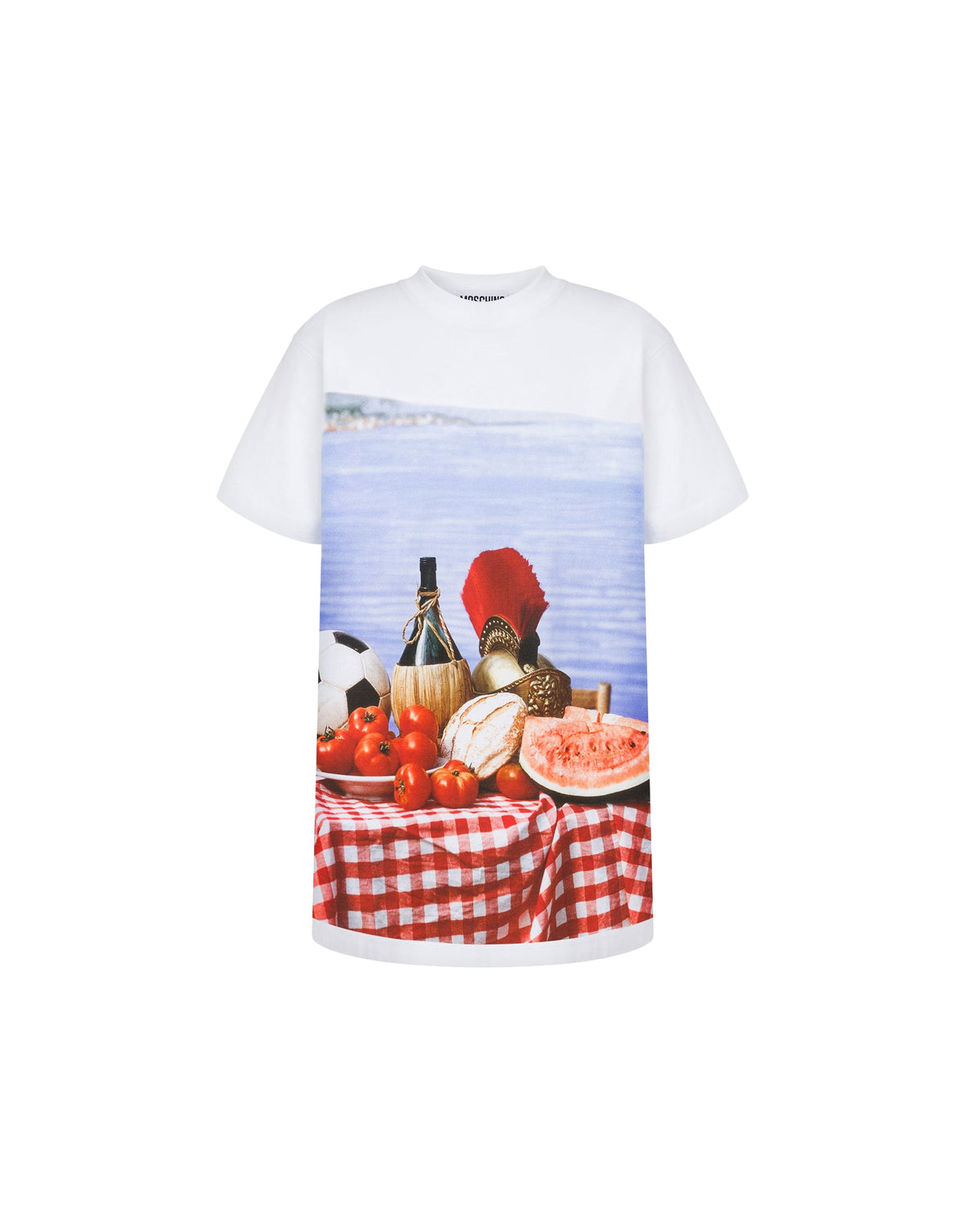 T-shirt Italian Inspiration en coton - White