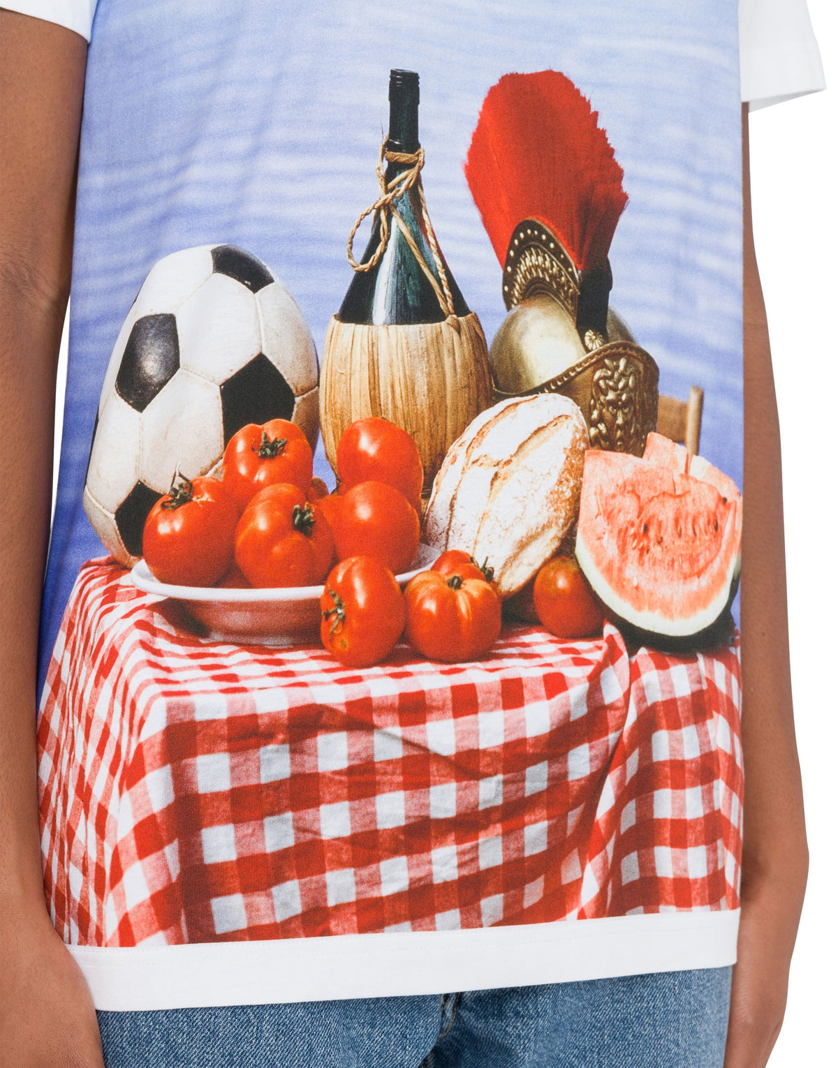 T-shirt Italian Inspiration en coton - White