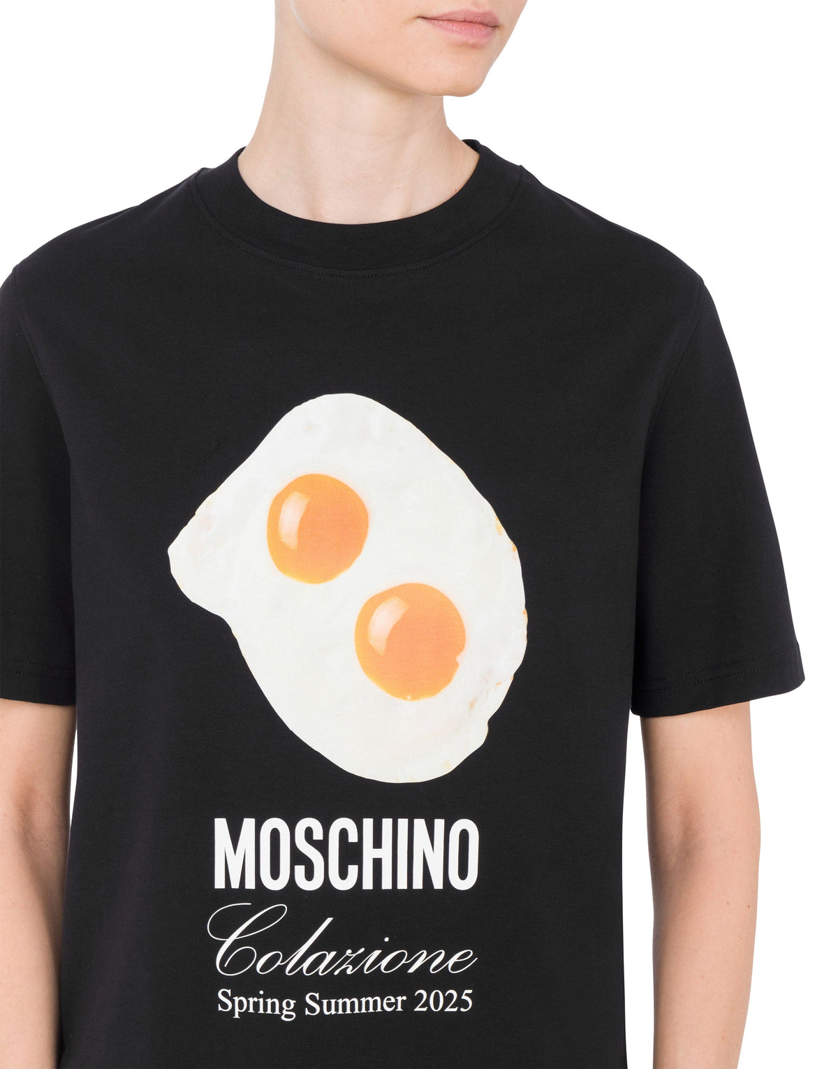 T-shirt imprimé Eggs - Black - Black