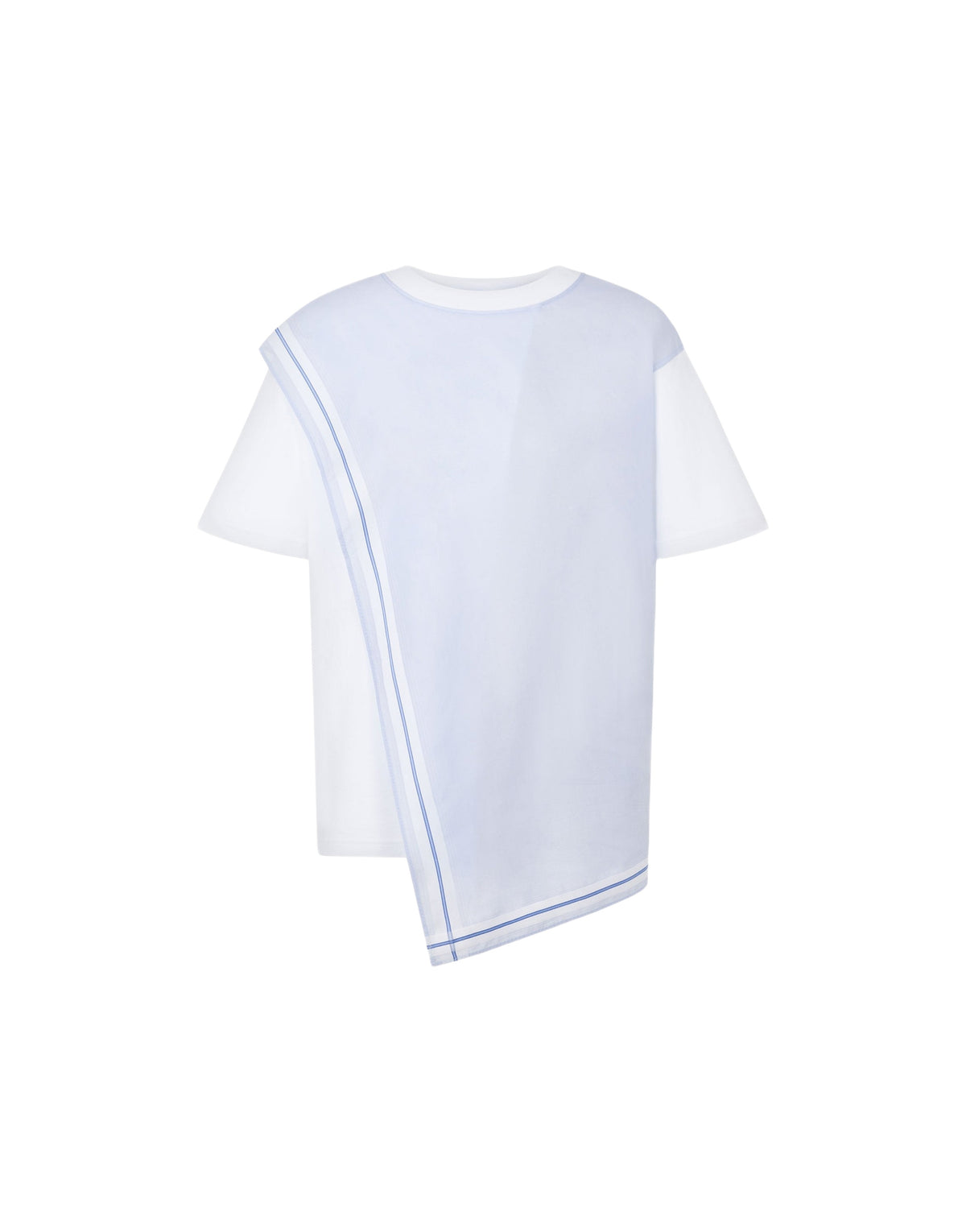 T-shirt effet mouchoir en coton - White