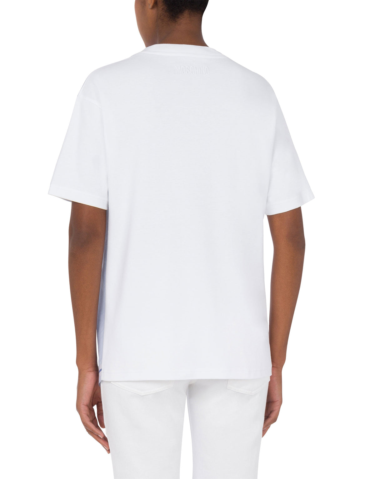 T-shirt effet mouchoir en coton - White