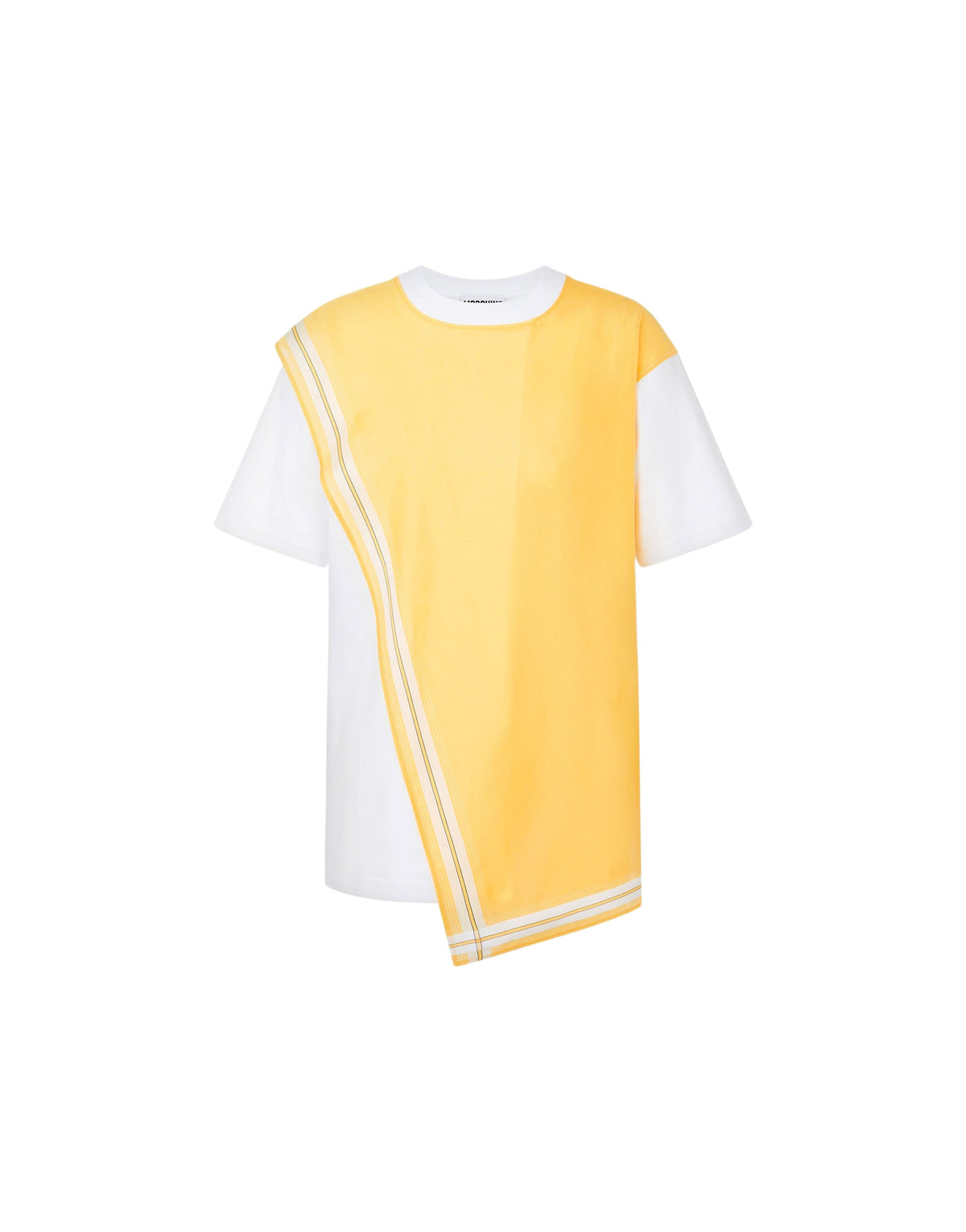 T-shirt effet mouchoir en coton - White