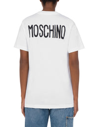 T-shirt Archive Slogan en coton - White