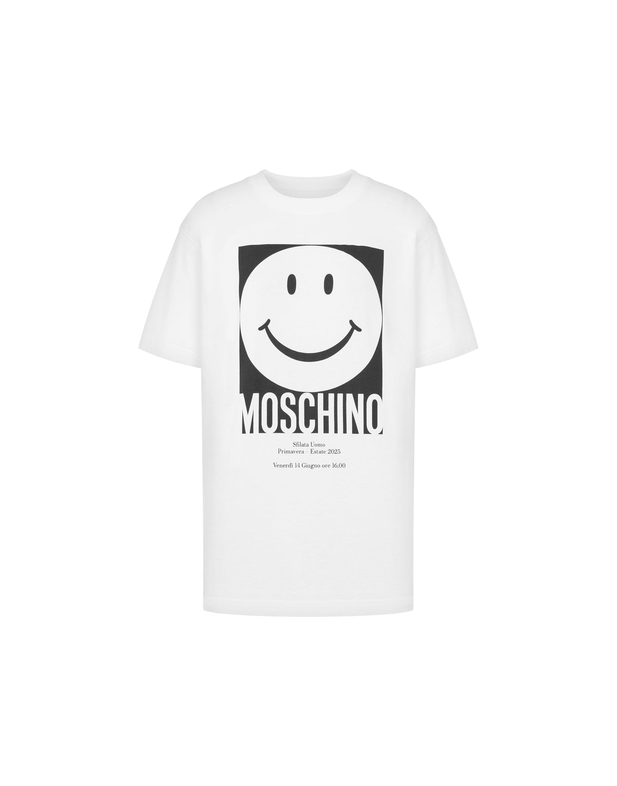 T-shirt Smiley - White - White