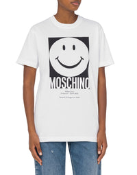 T-shirt Smiley - White - White