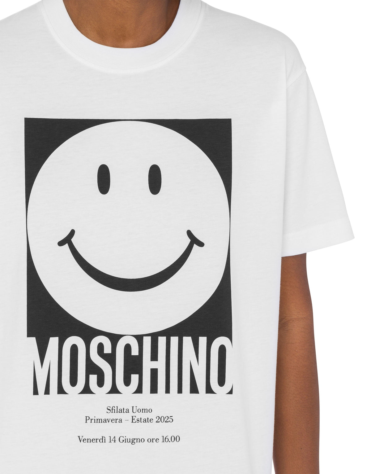 T-shirt Smiley - White - White