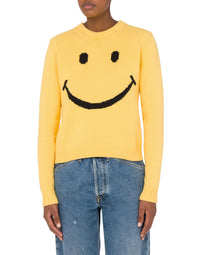 Cotton Smiley jumper - Yellow