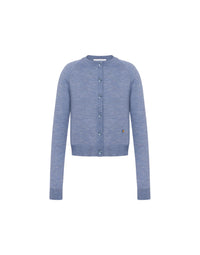 Cardigan Golden M en laine et soie mélangé - Blue