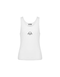 Débardeur Laurel Crown Logo - White