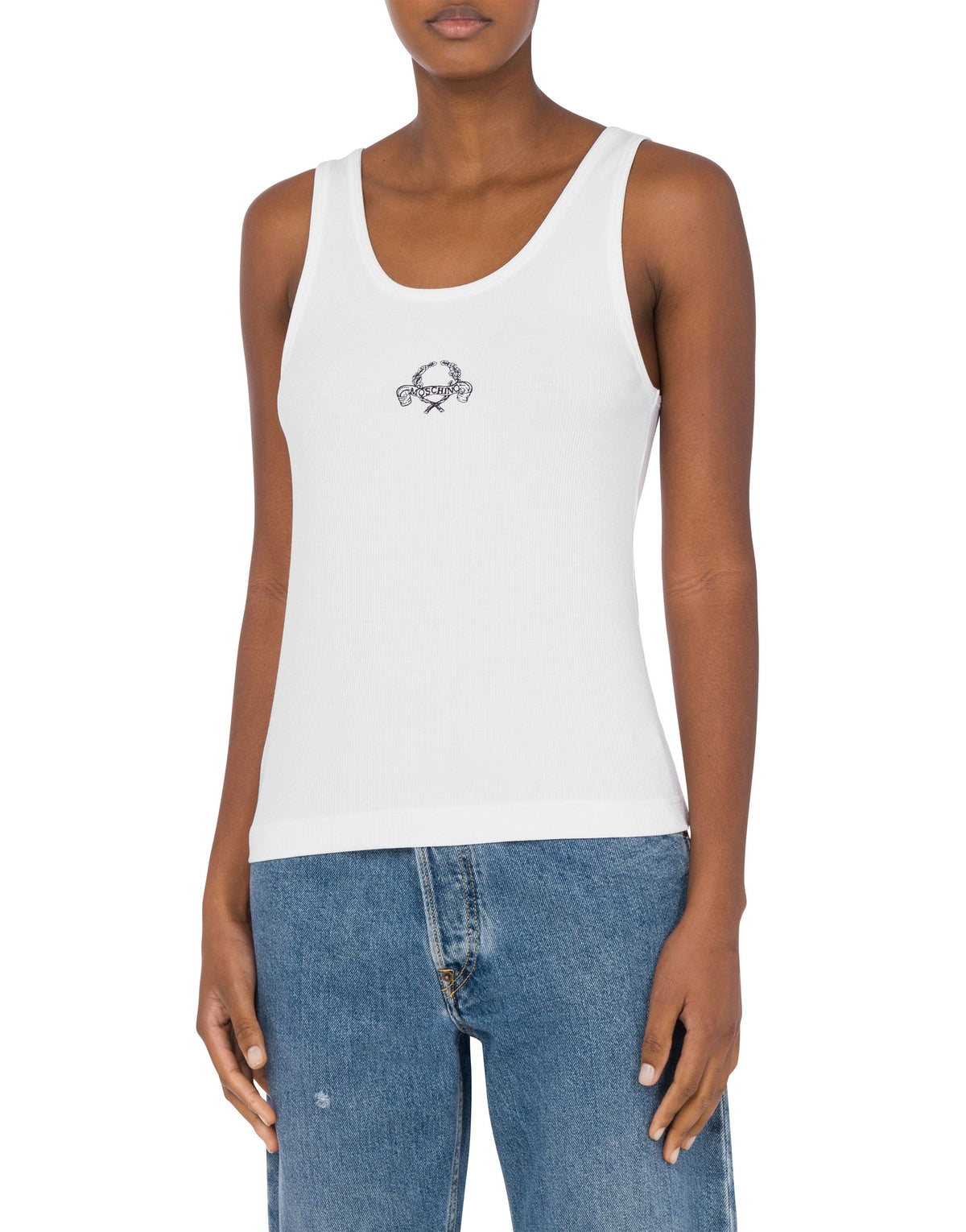 Débardeur Laurel Crown Logo - White