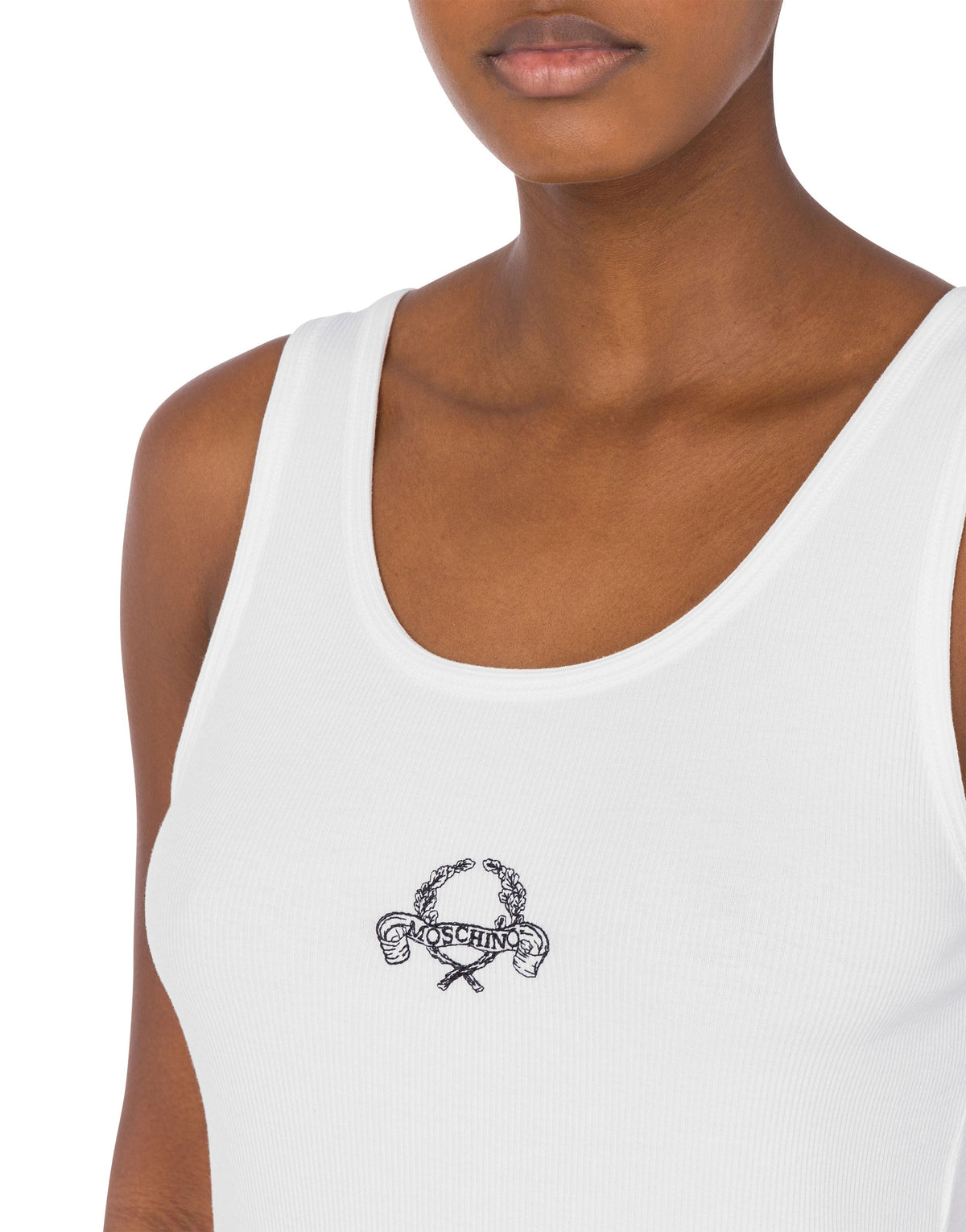 Débardeur Laurel Crown Logo - White